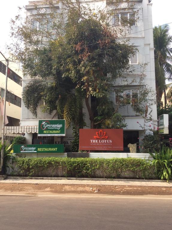 The Lotus Apartment Hotel, Venkatraman Street Madrás Exterior foto