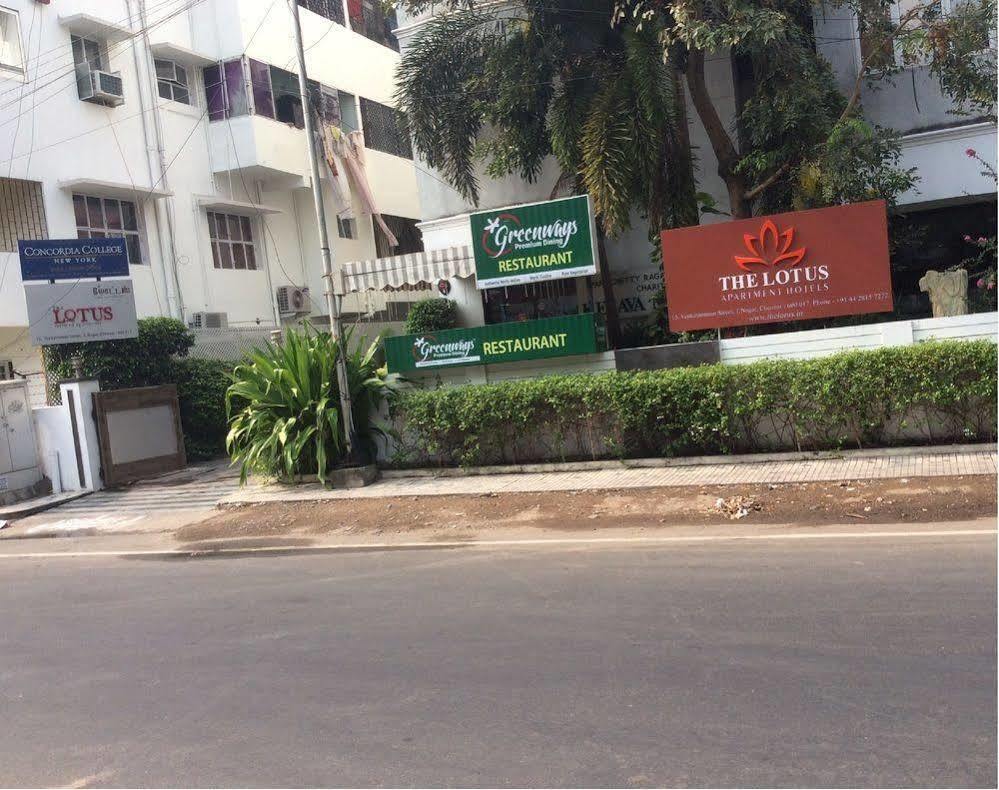 The Lotus Apartment Hotel, Venkatraman Street Madrás Exterior foto